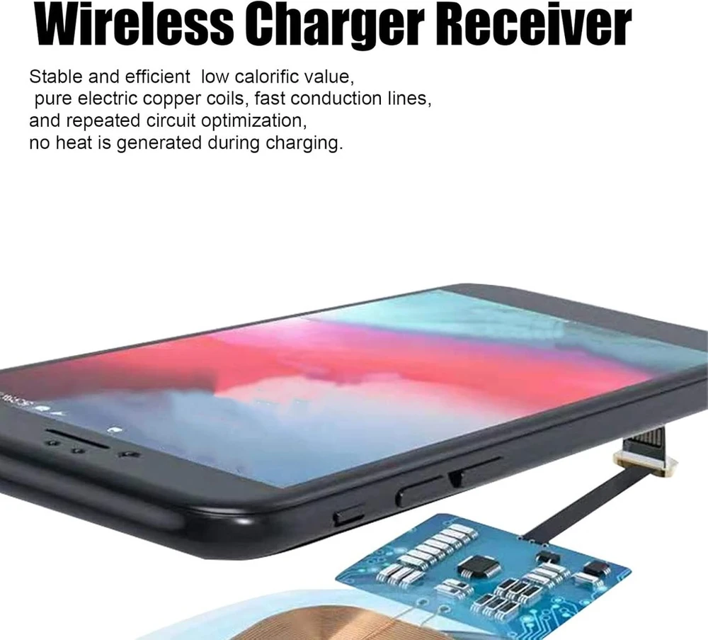 10 W Usb C belaidžio įkrovimo imtuvas, greito belaidžio įkroviklio padėklas mobiliesiems telefonams, Usb C Qi belaidžio įkroviklio imtuvo lustas visiems C tipo sąsajos mobiliesiems telefonams