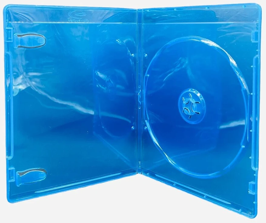 Vinilinė plokštelė 10 x plonos 6 mm vienos „blu-ray“ disko įmautės su bukletų spaustukais ir išorine įmaute – telpa 1 cd, dvd arba „blu-ray“ diskas – 10 vnt.