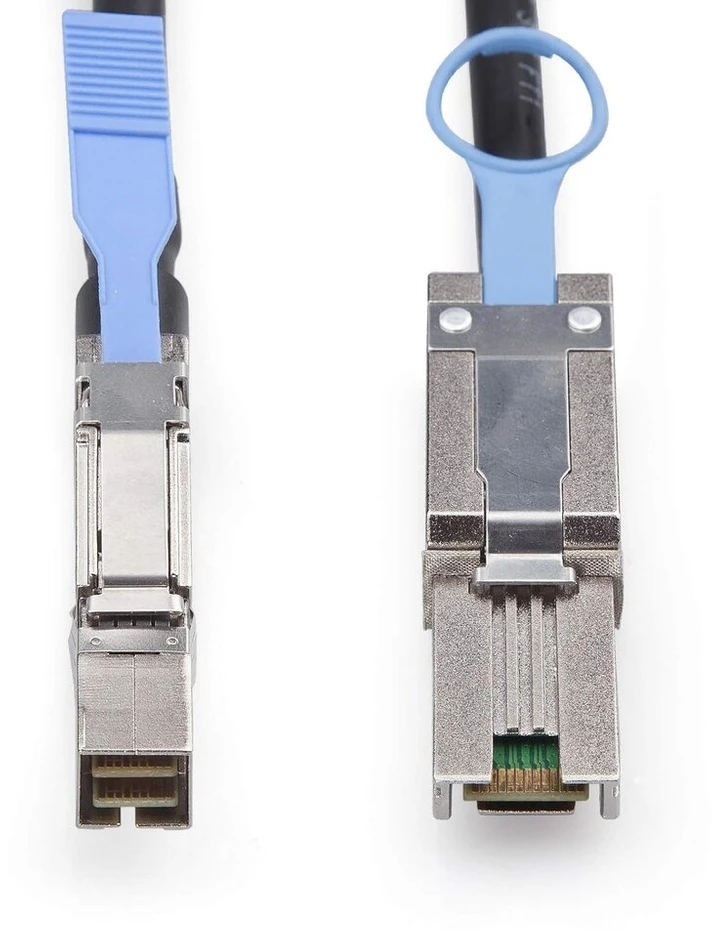 10gtek® Išorinis Mini Sas Hd Sff-8644 į Mini Sas Sff-8088 hibridinis kabelis, 1 metro (3.3 pėdos)