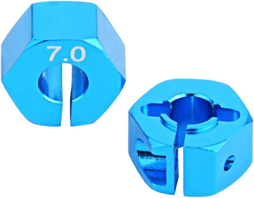 12 mm Hex Adapteris Rc Ratų Detalėms (4 vnt.) Mėlynas