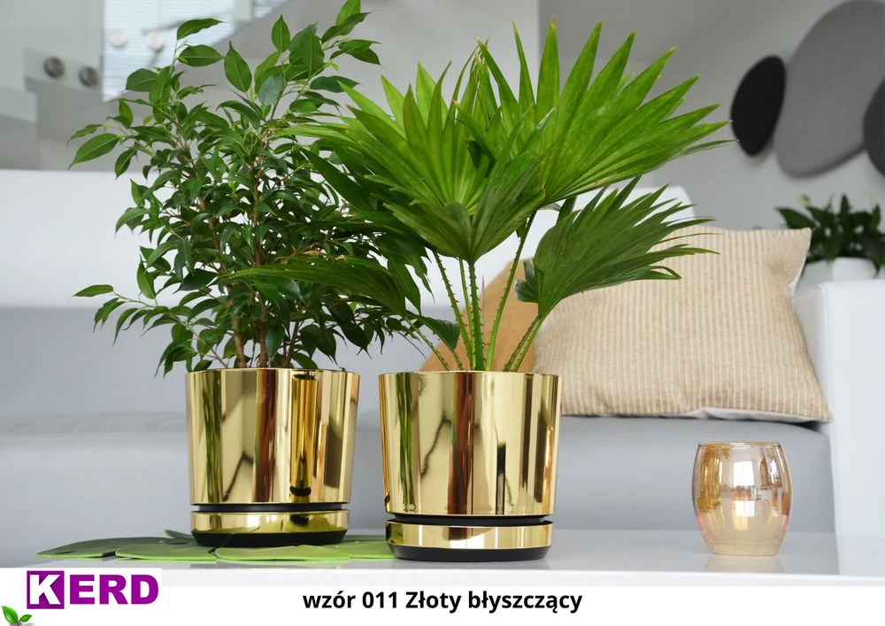 14 auksinis glossy aukšto blizgesio vazono stovas/dangtis loft glamūras