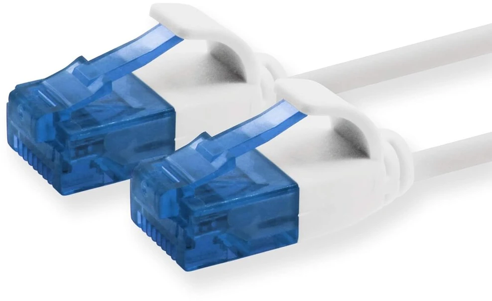 1attack.de 660295 Cat6 Cat.6 tinklo kabelis 0.5 m - patch kabelis slim (mažo skersmens - labai lankstus) 1000 Mbit/s - 1 vnt. - baltas