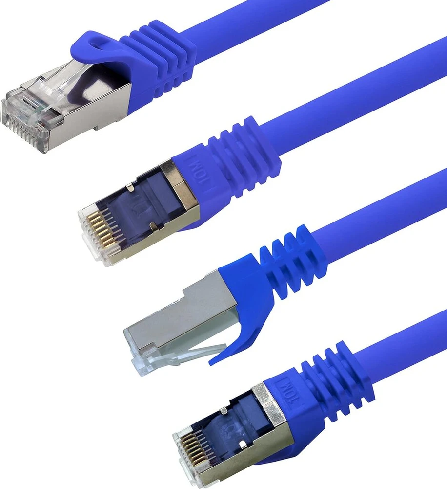 1attack.de 7.5 m - mėlyna - 1 vnt Cat.7 tinklo kabelis Sftp (žalio kabelio) patch kabelis (rinkinys) 10000 Mbit/s - 500 Mhz surinktas su 2 Rj45 jungtimis Cat6a