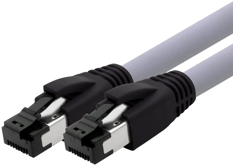 1conn 3.0 m cat8 gigabitinis ethernet tinklo kabelis 40 gb s ftp lszh cat 8 duomenų kabelis rj45 pilkas - 1 vnt 3.0 m