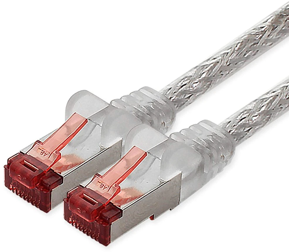 1conn Cat6 tinklo kabelis 7,5 m skaidrus Ethernet kabelis Lan kabelis Cat6 Lan tinklo kabelis Sftp Pimf Patch kabelis 1000 Mbit/s