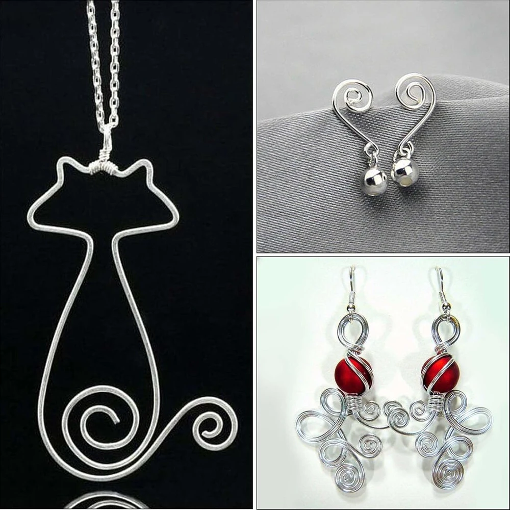 2 mm x 30 m craft viela, sidabrinė lanksti metalinė craft viela, aliuminio viela, minkšta ir lanksti viela, aliuminio craft viela, viela papuošalų modeliavimui, papuošalams, "pasidaryk pats" dekoratyvinėms dalims, bonsų medžiams