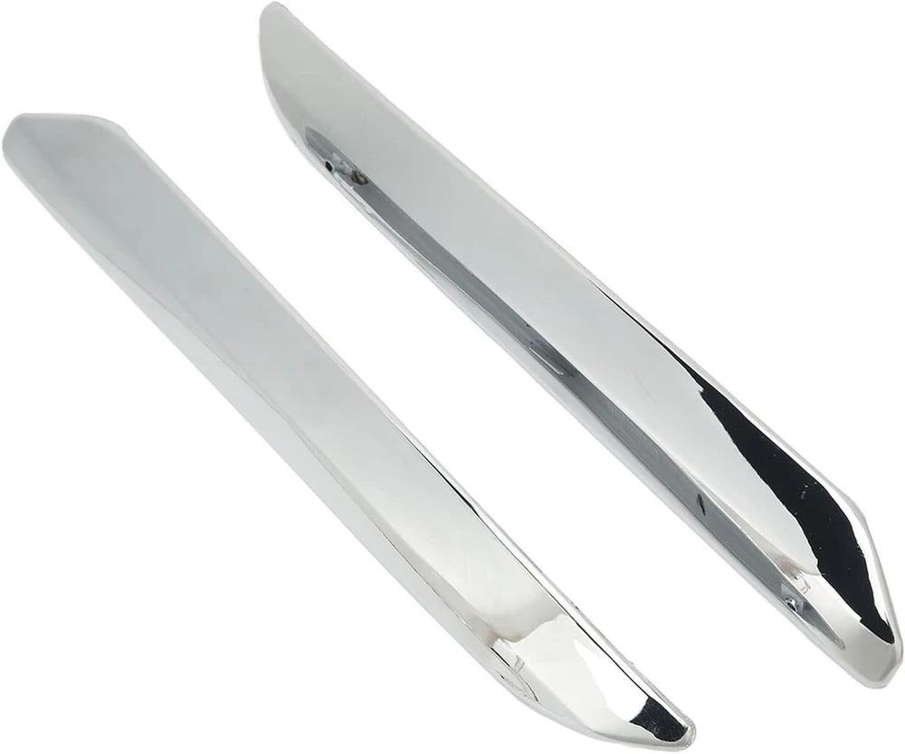 2 priekinio buferio apsaugų rinkinys, abs priekinio buferio juostelė kairė dešinė atspari įbrėžimams chromo sidabro pakaitalas, skirtas c5 chrome, skirtas c5 x7 200