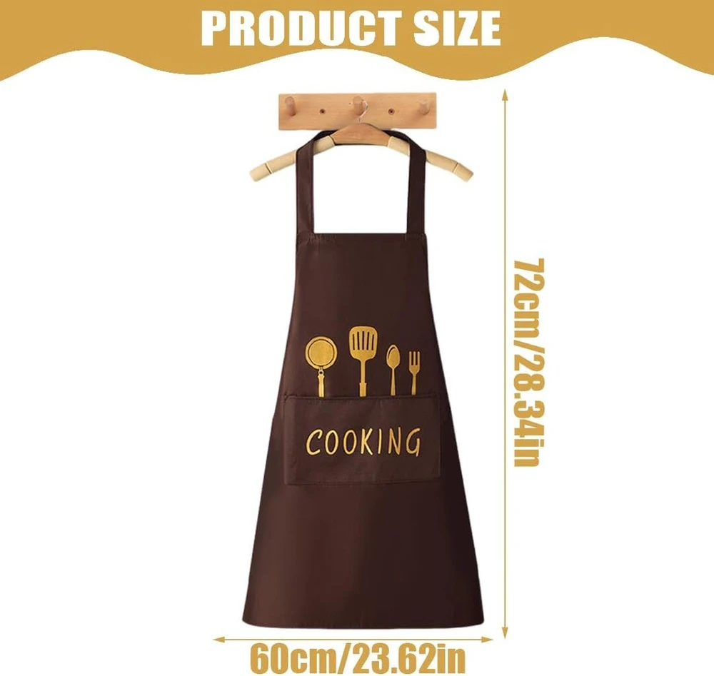 Rankšluostis 2 virtuvinių prijuosčių rinkinys, virtuvės šefo prijuostė, neperšlampama su bbq prijuoste, unisex kišeninės prijuostės skirtos maisto gaminimui, restoranui, darbui, bbq, sodininkystei, amatams, kepimui, b