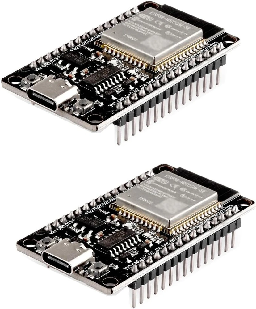Pagrindinė plokštė 2 vnt. Esp32 Wroom mikrovaldiklis, Esp32 kūrimo plokštė, Esp32 Wroom modulis su Ch340 lustu, dviejų branduolių, Wlan, Bluetooth