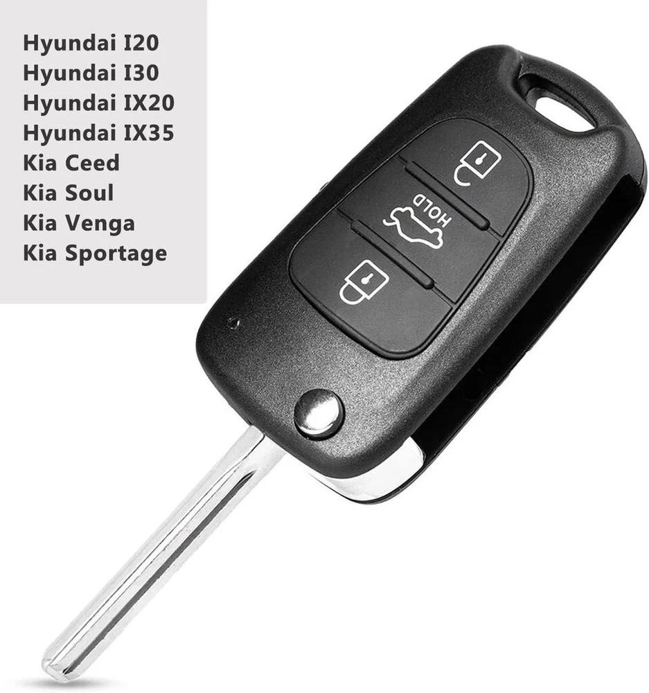 2 vnt. Hyundai/kia raktų dėklas, sulankstomas, Hyundai i20/i30, Kia Ceed/sportage