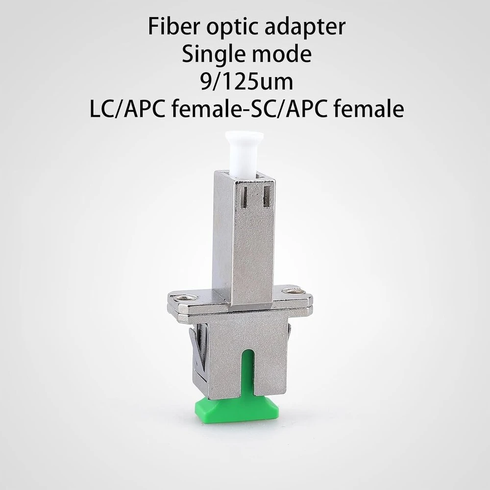 2 vnt. šviesolaidinių adapterių rinkinys, sc/apc mama į lc/apc tėtis singlemode, lc į sc adapteris