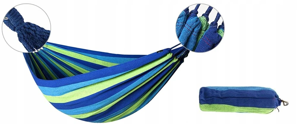 2 x Glimmerstone hamakas 80x200 xxl sūpynės sodui + uždangalas