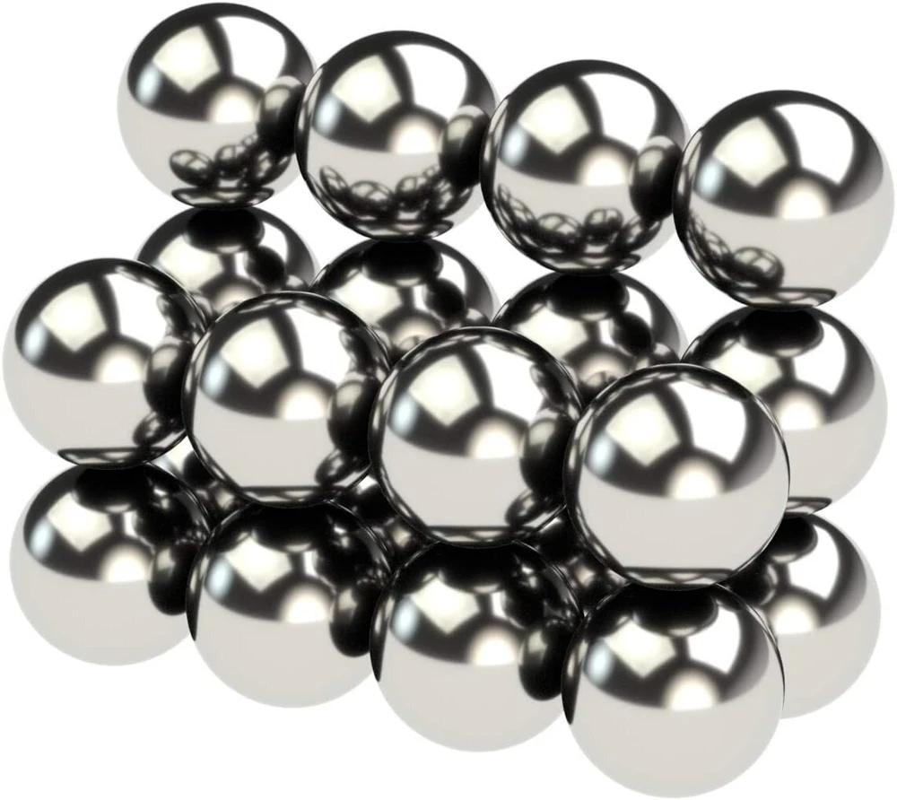 20 neodimio galios magnetų sidabriniai – rutuliniai magnetai ypač stiprūs apvalūs 8 mm skersmens – stiprūs super magnetai – sukibimo jėga apytiksliai 3,5kg – magnetai skirti lentoms, skelbimų lentoms, magnetinėms lentoms