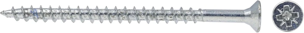 20 varžtų 5 x 75 mm su daliniu sriegiu 60 mm irox galvanizuoto plieno kryžmine galvute pozidriv pzd plokšti varžtai medienai ir drožlių plokštei 5 x 75 drožlių plokštė