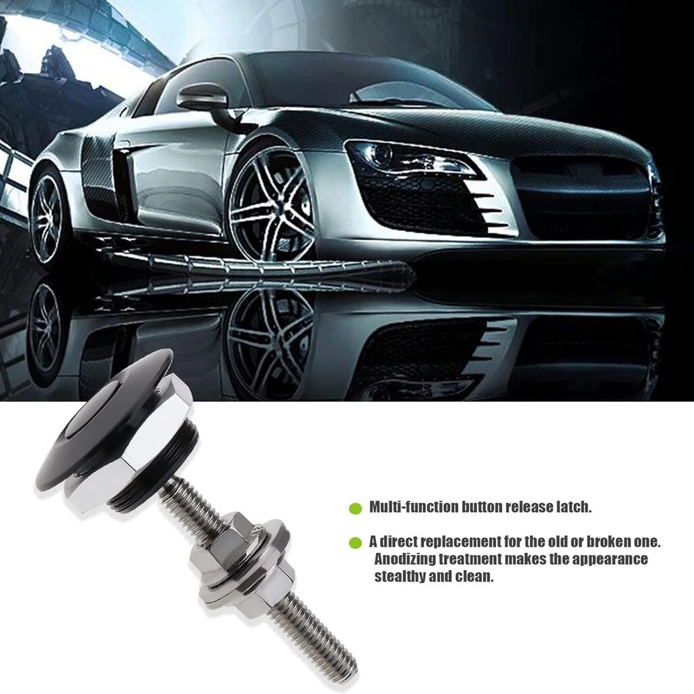 2x Greito Atleidimo Fiksatoriai 30mm Variklio Dangčio Užraktas