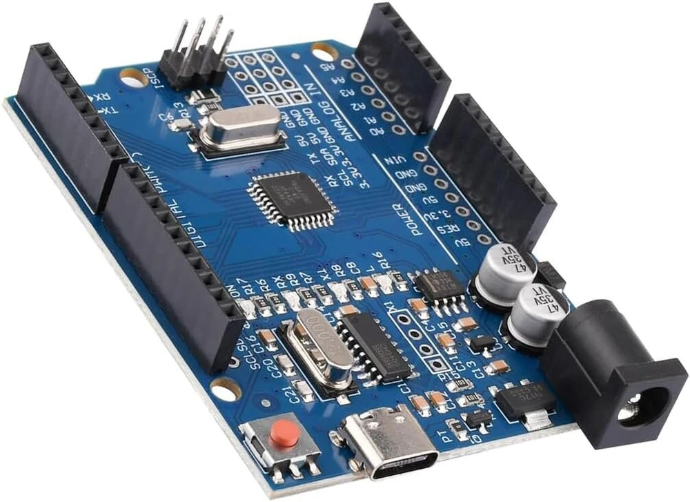 3 x diymore mikrovaldiklio plokštė motherboard ch340 16mhz 5v su usb kabeliu
