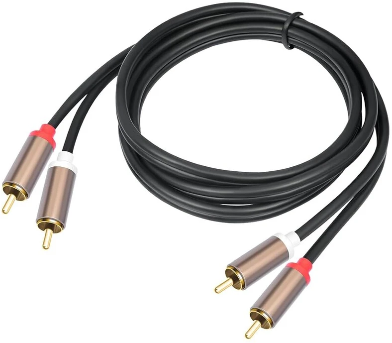 3.0 m rca audio kabelis, rca audio kabelis, stereo rca kabelis, dvigubas rca kištukas į rca kištuką, paauksuotos jungtys, idealiai tinka hifi sistemoms, imtuvui, namų kinui, blu-ray grotuvui, patvarus, be trukdžių