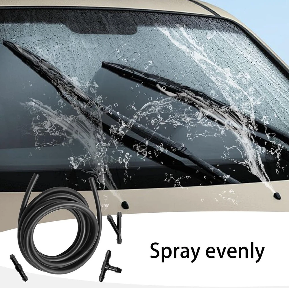 300 cm universali priekinio stiklo apiplovimo žarnelė, priekinio stiklo remonto rinkinys, valytuvo žarnelės remonto rinkinys, automobilių žarnelė, su 30 žarnelių jungčių