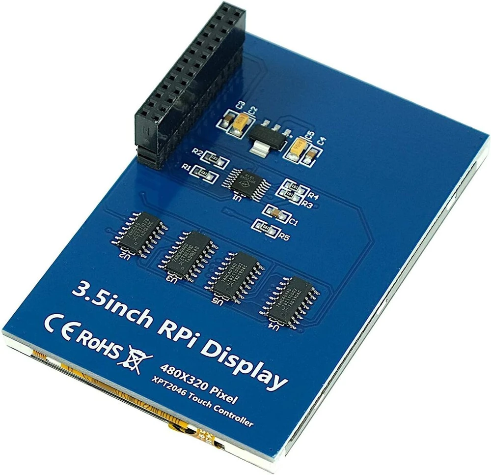 3.5 colių Tft jutiklinis ekranas, Spi Ekranas Hat, 480 x 320 pikselių monitorius, skirtas Raspberry Pi 1/2/3/4 ir Pi Zero