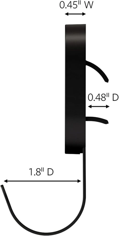 3m Claw (tm 25lb 2 juodos gipso kartono kabliukai ir 2 paveikslų pakabos, sunki pakabinimo priemonė kuprinėms, striukėms, paveikslams ir namų dekorui, 4 vnt.)