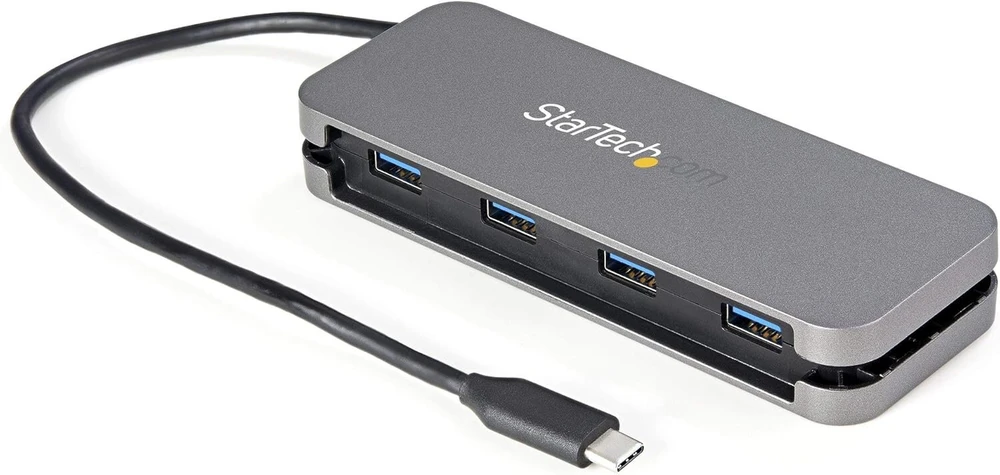 4 prievadų Usb-c šakotuvas su 3x Usb-a, 5gbps