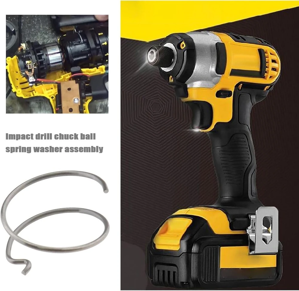 5 dalių smūginio veržliarakčio antgalio laikiklio griebtuvo remonto komplektas, suderinamas su Dewalt 20v Dcf885 Dcf886 Dcf887 Dcf888 N016823 N019351 N053863 N078434 N089668