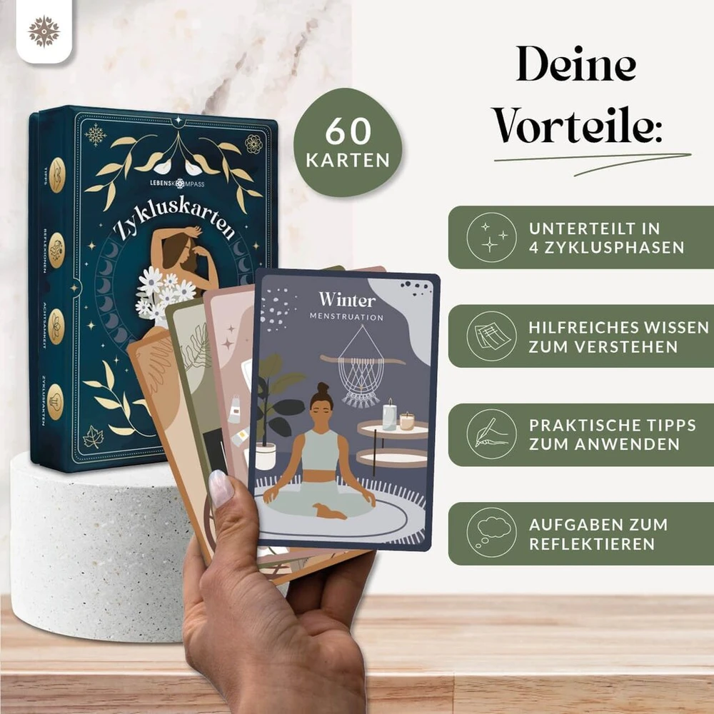 60 ciklinių kortelių: sąmoningumas ir meilė sau