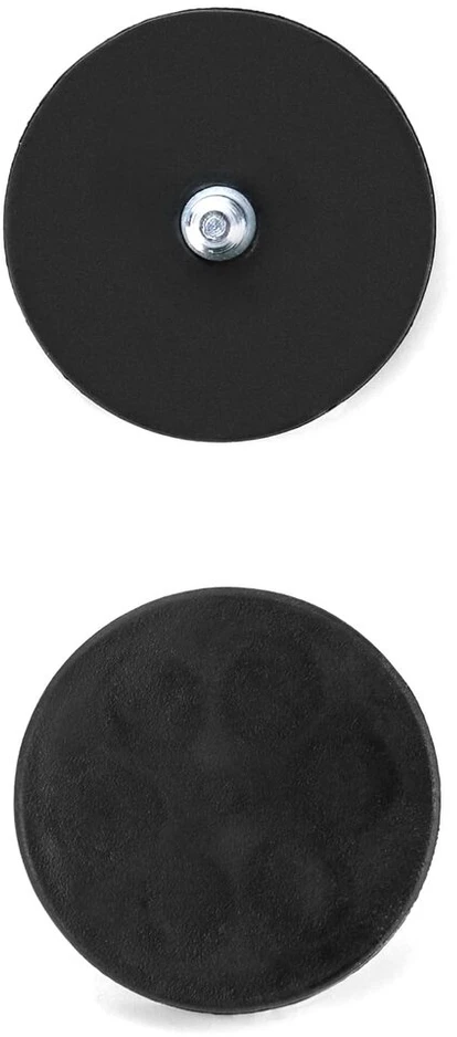 8 neodimio magnetų rinkinys, padengtas guma, skersmuo 43 mm su m6 sriegiu, magnetic systems su gumine danga, 10 kg traukos jėga