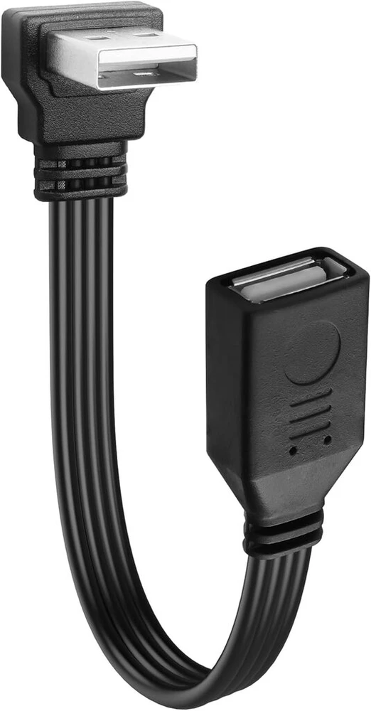 90° Usb A Male-female Plokščias Prailginimo Kabelis 30cm