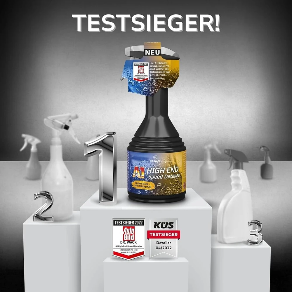 A1 Speed Detailer 500ml: Greitas dažų valiklis, blizgesys ir apsauga