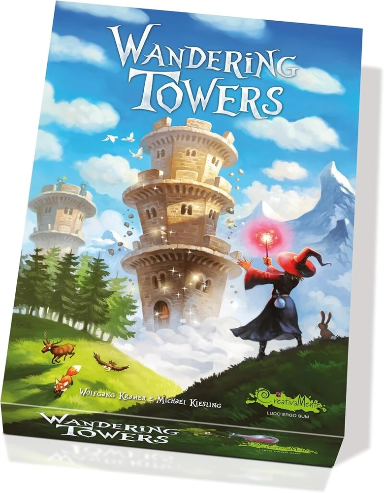 AbacusSpiele Creativamente Wandering Towers žaidimas dėžutėje