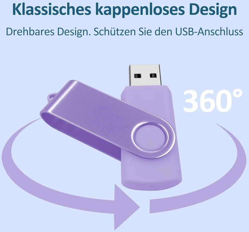 Ablaze usb atmintinė 4 gb, 5 vnt. pakuotė, metalinė atmintinė įvairiaspalvė, pasukamos usb atmintinės, 5 vnt. pakuotė, didelės spartos usb 2.0 atmintinė