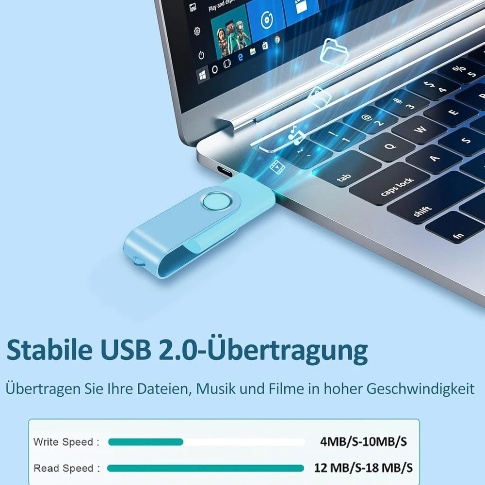 Ablaze usb atmintinė 4 gb, 5 vnt. pakuotė, metalinė atmintinė įvairiaspalvė, pasukamos usb atmintinės, 5 vnt. pakuotė, didelės spartos usb 2.0 atmintinė