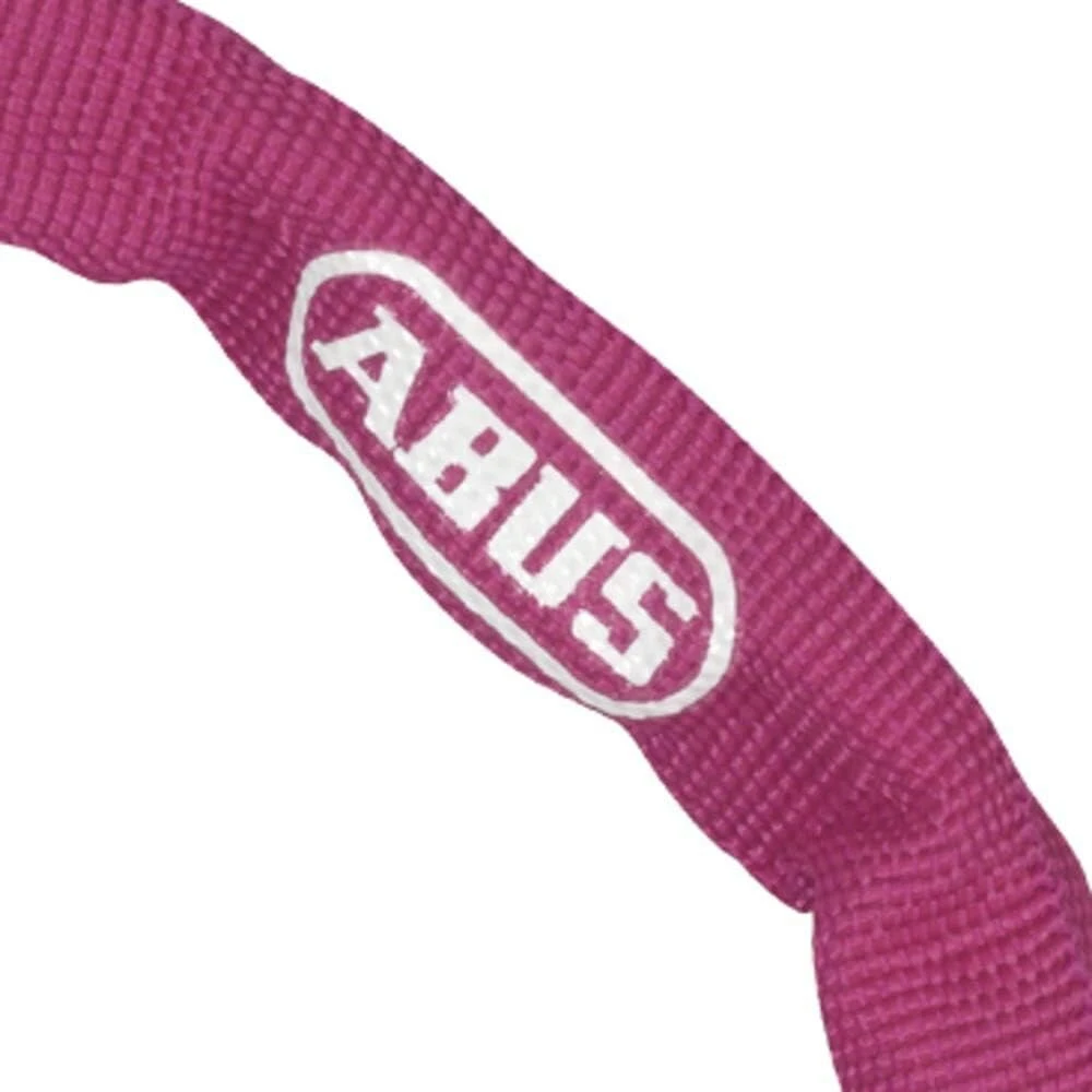 Abus 1200 grandininė spyna su kodu – raudona (coral), 60 cm