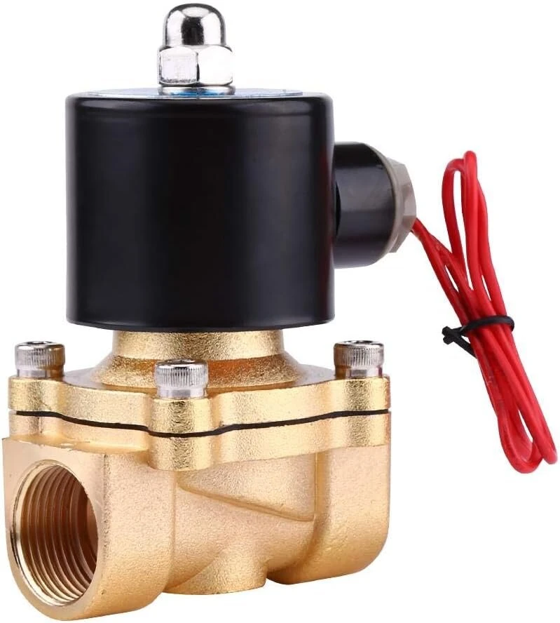 Ventiliatorius Ac 220 v nc solenoidinis vožtuvas, 3/4 colio bspp cinko lydinio normaliai uždarytas pakaitinis vožtuvas vandeniui, orui, dujoms, alyvai