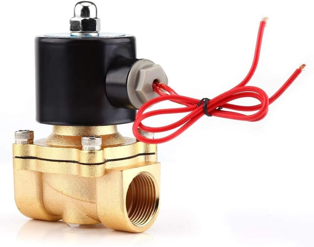 Ventiliatorius Ac 220 v nc solenoidinis vožtuvas, 3/4 colio bspp cinko lydinio normaliai uždarytas pakaitinis vožtuvas vandeniui, orui, dujoms, alyvai