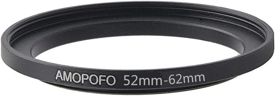 Adapterio žiedas 52 mm - 62 mm "step-up" objektyvui