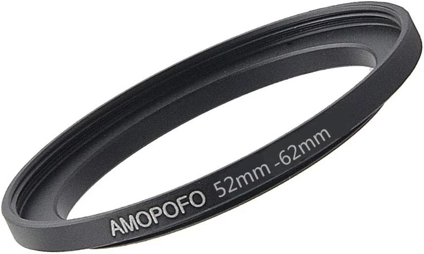Adapterio žiedas 52 mm - 62 mm "step-up" objektyvui
