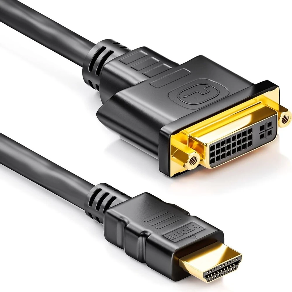 Adapteris Hdmi į Dvi 24+5, 1080p Full Hd, paauksuoti kontaktai