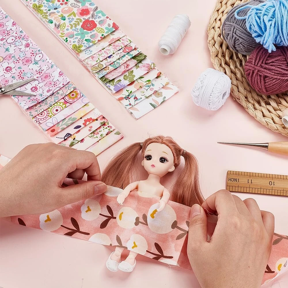 Ahandmaker 40 juostelių quilting juostelės rankdarbiams ir siuvimui gėlių rašto jelly roll audinio juostelės 6,5 cm patchwork quilting juostelės "pasidaryk pats" rankdarbiams namų dekorui