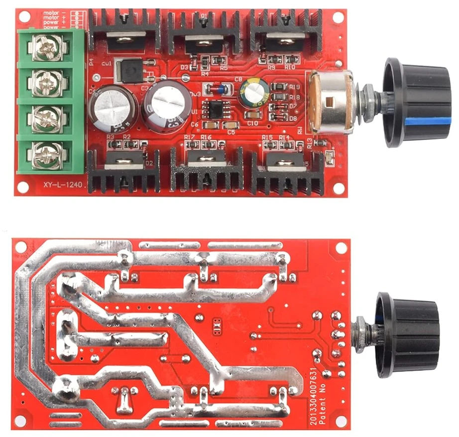 Aideepen nuolatinės srovės variklio greičio reguliatoriaus jungiklis 12v 24v 48v 2000w Max 9-50v 40a Pwm Hho Rc valdiklio reguliatorius, variklio greičio reguliatoriaus jungiklio signalo generatorius