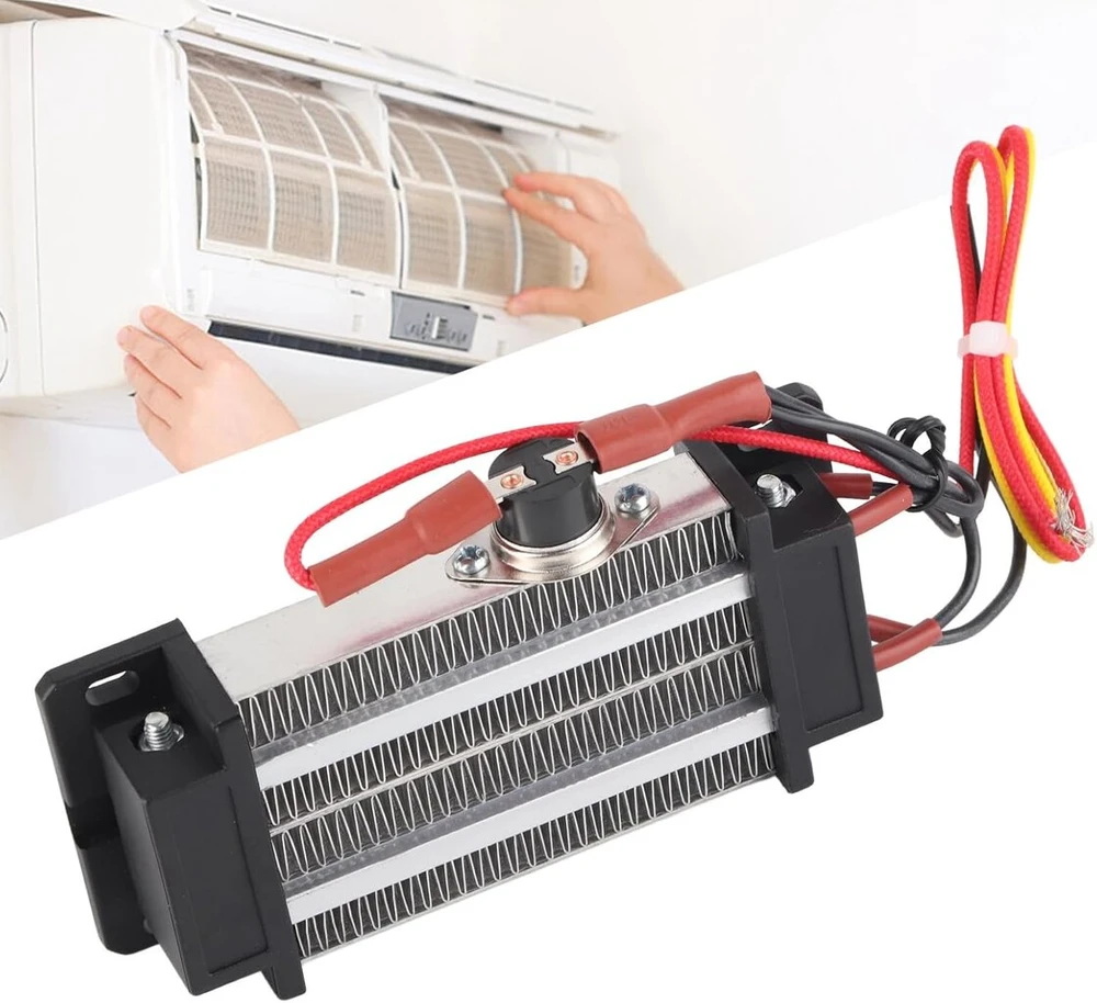 Ailoocedi Keramikinis oro šildytuvas su termostatu, 300w 220v termostatas, izoliuoto tipo, keramikinis oro šildytuvas, elektrinis šildytuvas su aukšta temperatūros varža