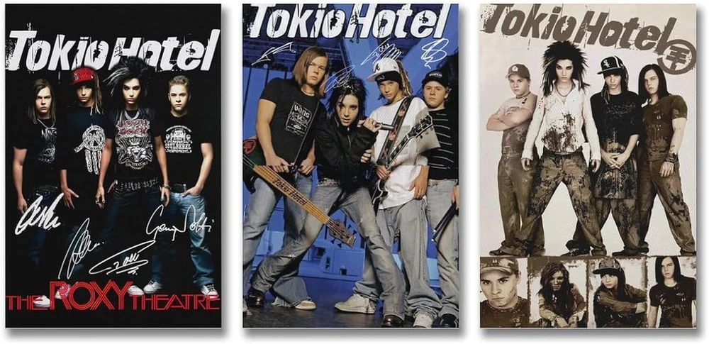 Aizhimi 3 dalių tokyo plakato rinkinys, viešbučio roko grupės plakatas, sienų meno drobės plakatas, kambario dekoras, estetinio plakato spaudinys, dekoratyvinis plakatas 20x30cm, stilius 1