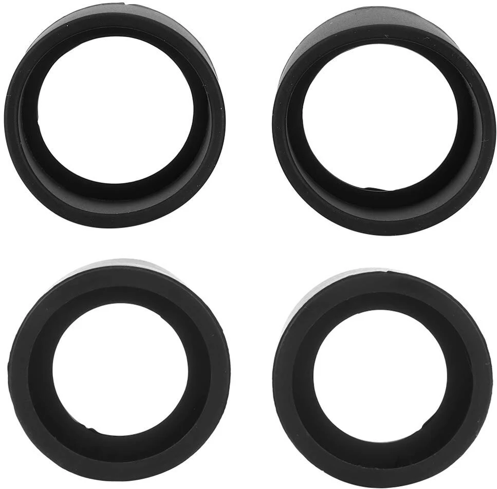 Mikroskopas Akių apsauga 2 dalių teleskopiniai okuliaro gaubteliai guminis okuliaro dangtelis, 36 mm skersmens, skirtas pramonei, stereo mikroskopams (kp h1 bevel)