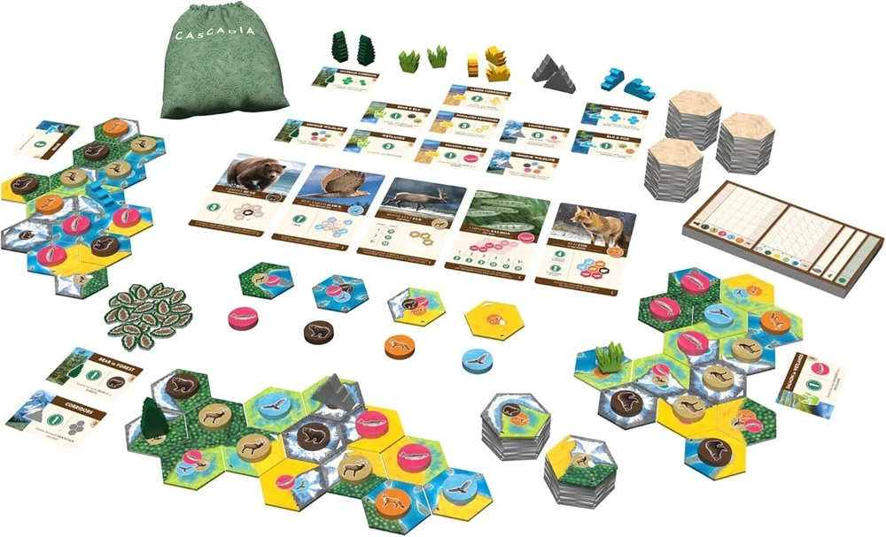Alderac Entertainment - Cascadia Landmarks - stalo žaidimas - papildymas - 1-6 žaidėjams - nuo 10+ metų - anglų kalba