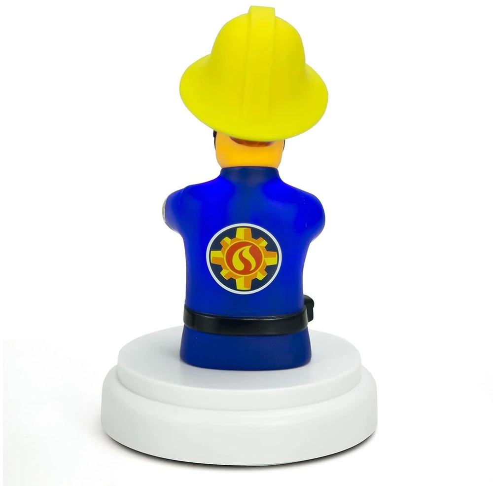 Alecto Fireman Sam naktinė lemputė vaikams - pritemdoma lemputė - maitinama baterijomis - led naktinė lemputė - valdymas lietimu, 1 vnt.