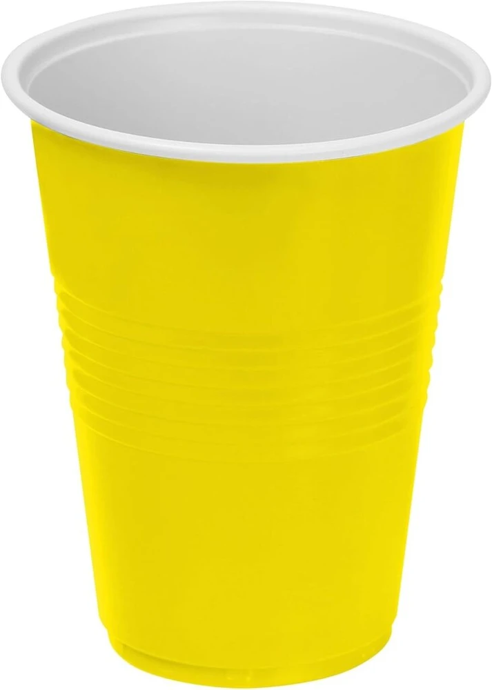 Algon 10 žalių stiklinių rinkinys, 450 ml, 10 vnt., patvarus, daugkartinio naudojimo plastikas, modernus elegantiškas dizainas, idealiai tinka vakarėliams ir renginiams