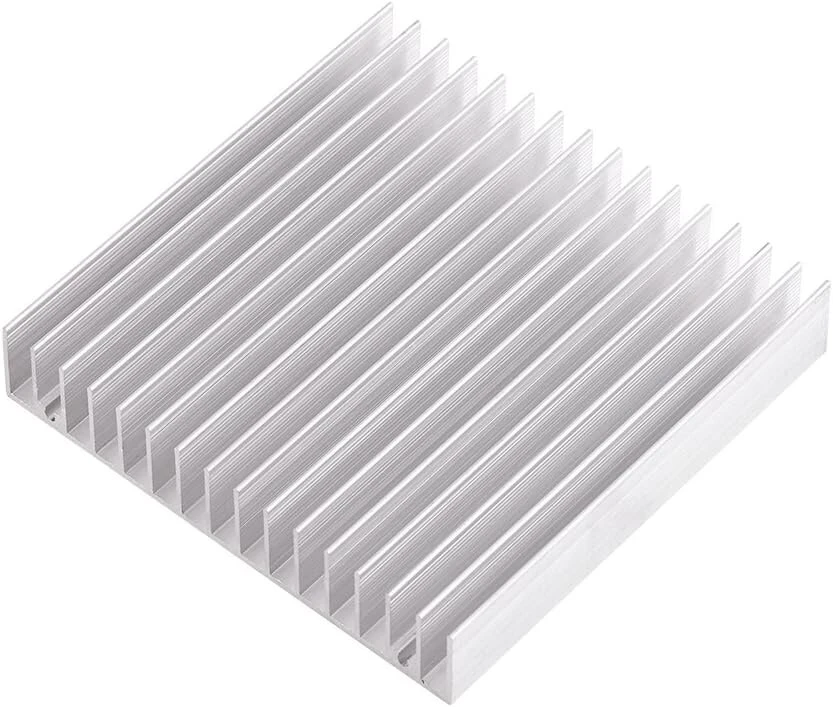 Aliuminio radiatorius, 1 vnt. geras šilumos laidumas, aušinimo radiatorius, cpu aušintuvas