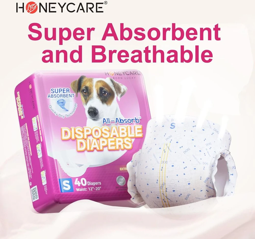 All-absorb vienkartiniai šunų sauskelnės, Small