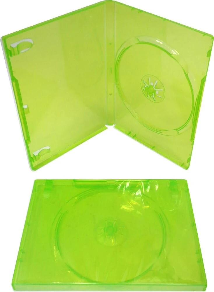Vinilinė plokštelė Alldayshop 10 x dėklai cd/dvd diskams – shell formos – permatomi – 10 vnt.